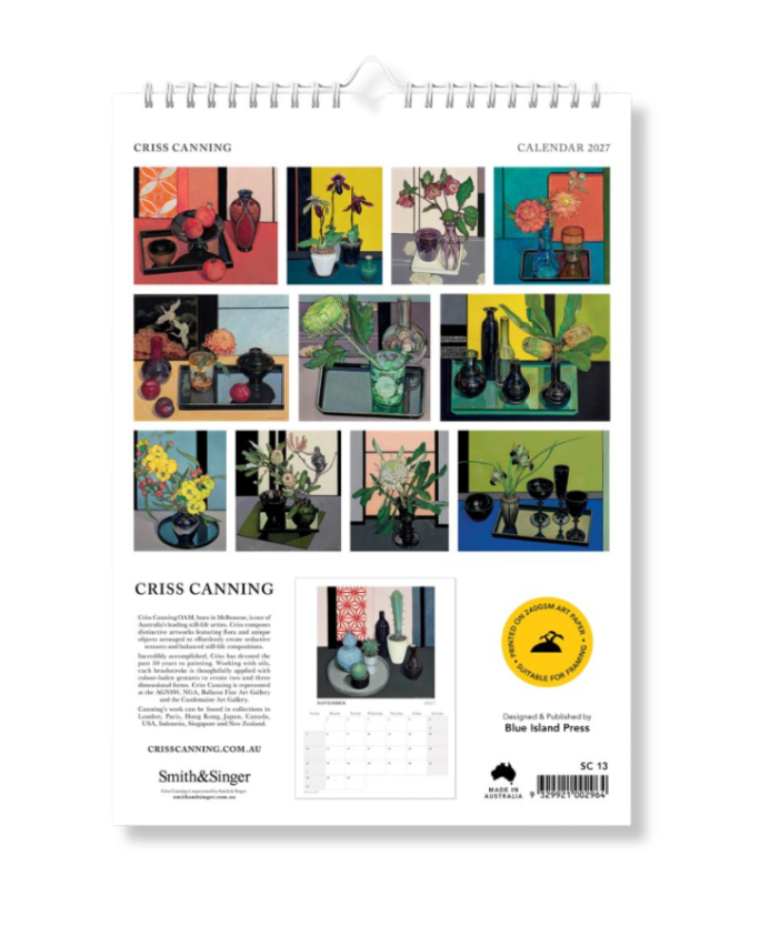 BIP 2027 Wall Calendar - Criss Canning