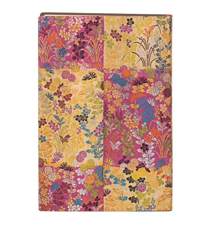 Softcover Journal - Kara-ori Pink, Japanese Kimono