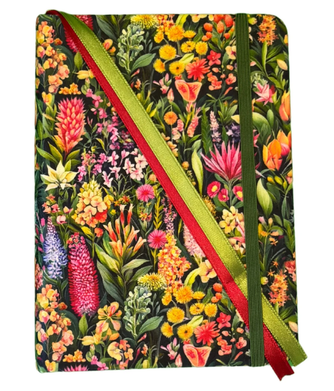 Fabric Lined A5 Journal - Australian Natives