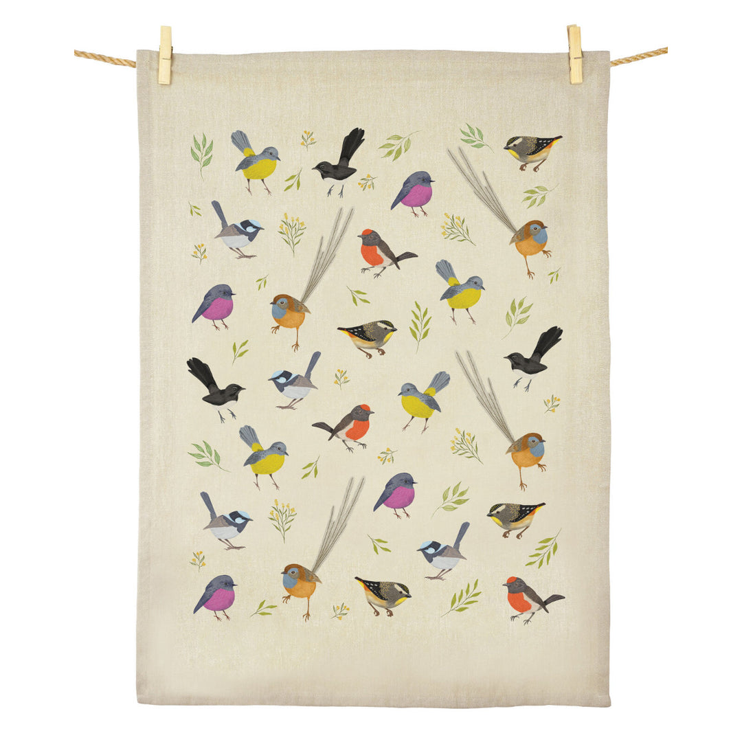 Tea Towel - Little Birdies - Earth Greetings