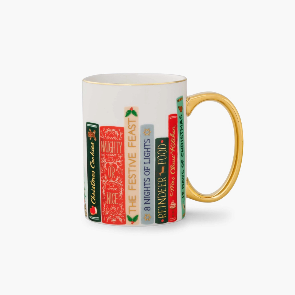 Porcelain Mug - Christmas Books