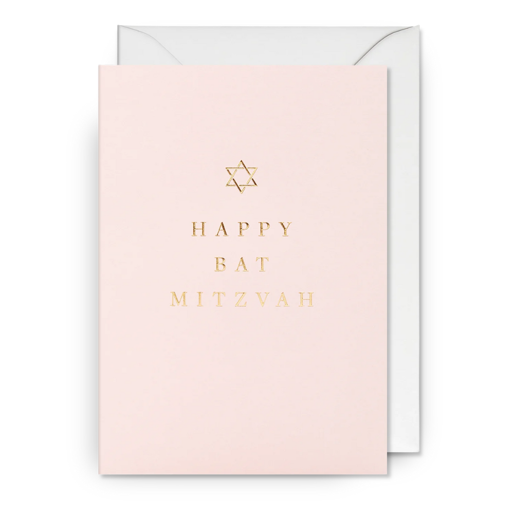 Happy Bat Mitzvah Greeting Card – Paper Republic