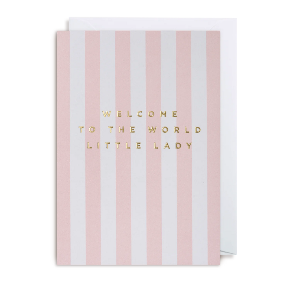 Postco Card - Welcome To The World Little Lady