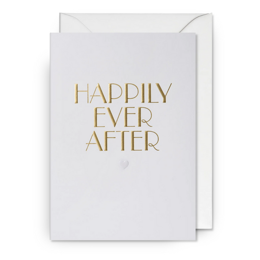 Wedding and Engagement Card - Happily Ever After