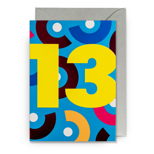 Birthday Card - Bright 13