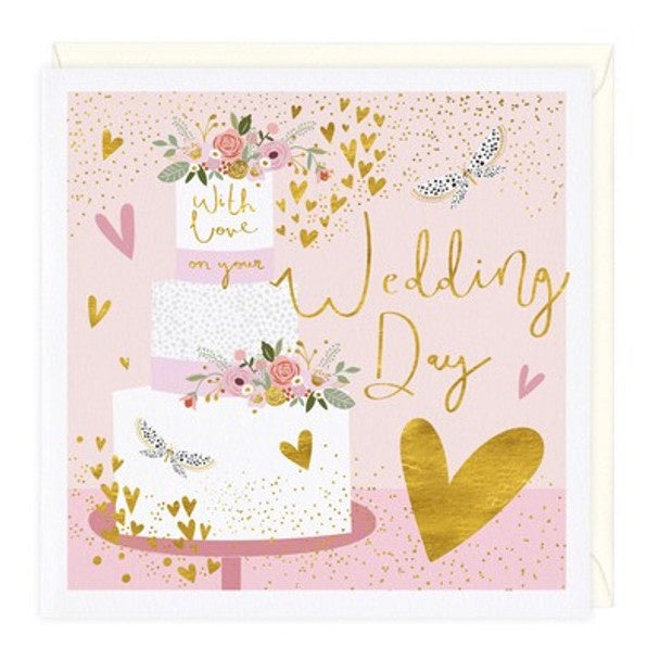 Whistlefish Card - Wedding - Rose Cake