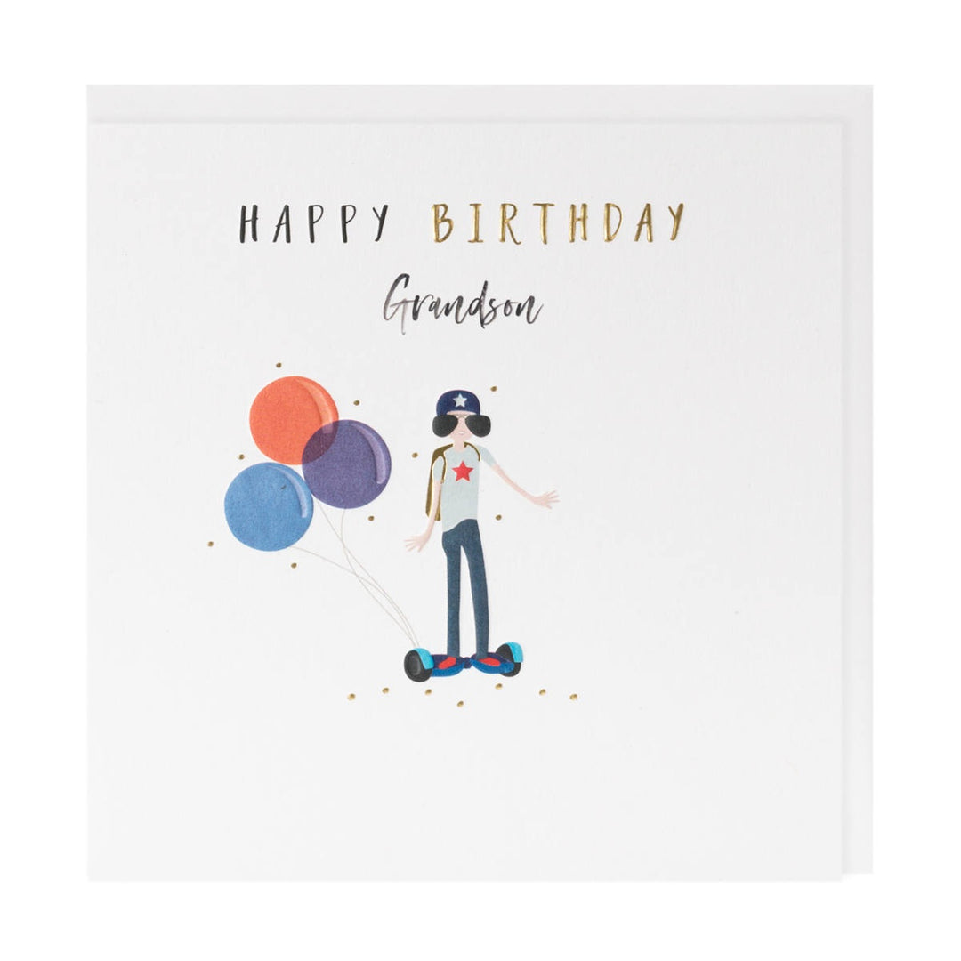 Happy Days Card - Happy Birthday Grandson