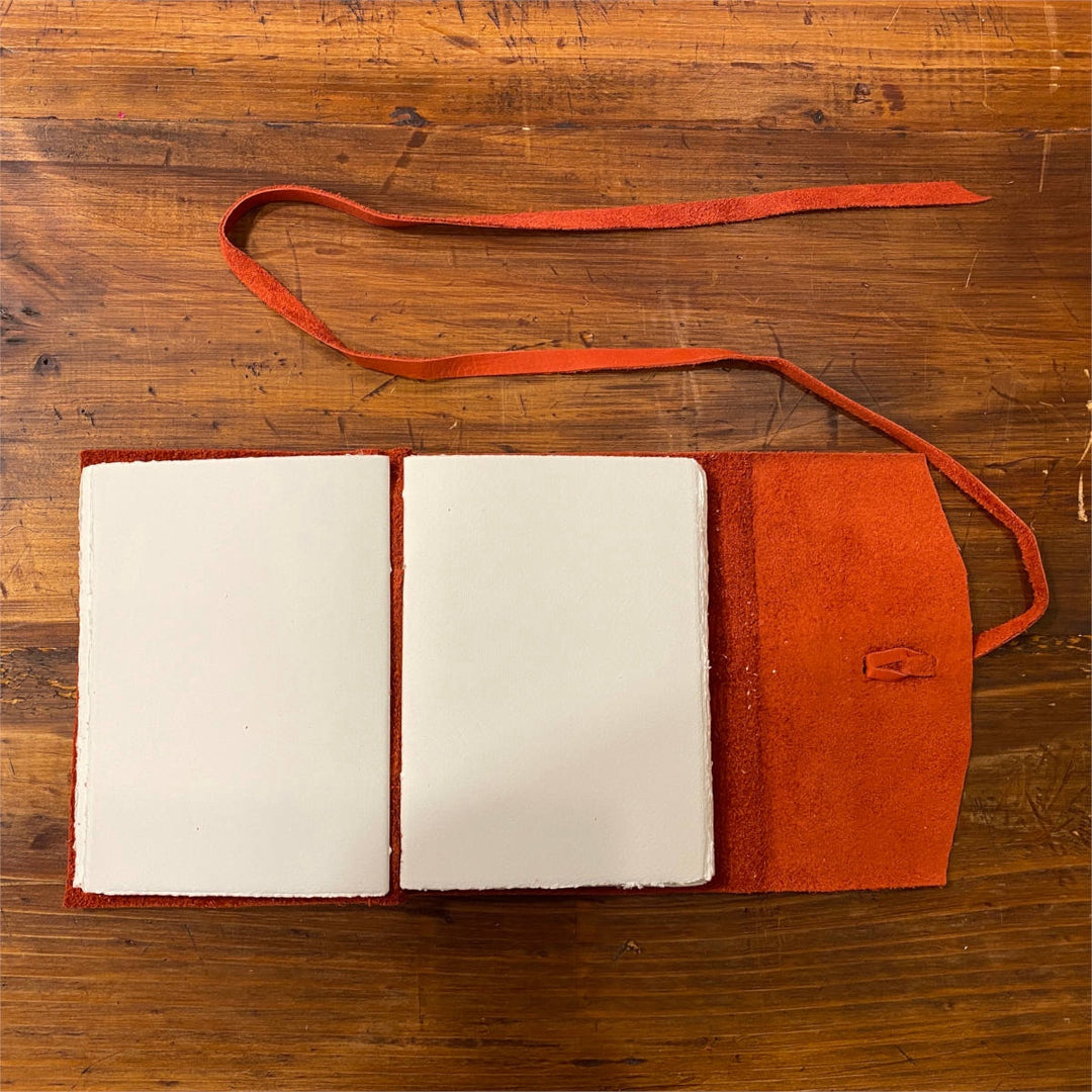 Medioevo Leather Journal - Red Medium