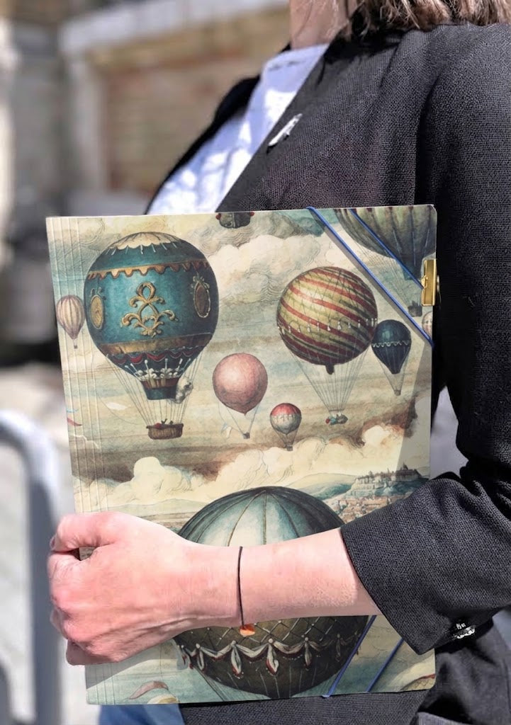Bomo Elastic Folder - Balloons