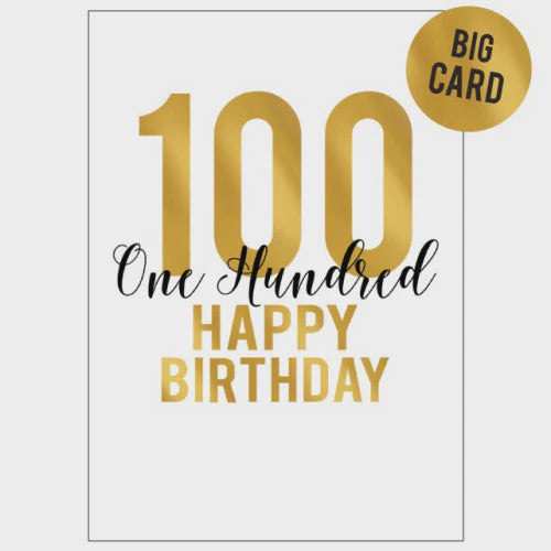 Candle Bark Creations Large Card - Big Golden 100
