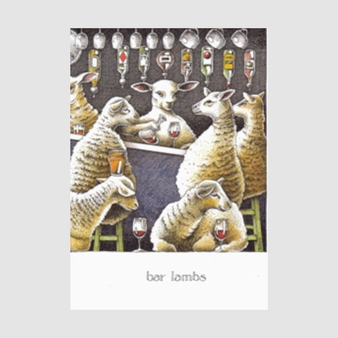 Simon Drew Card - Bar Lambs