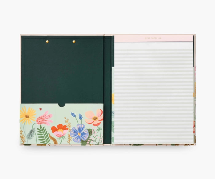 Clipfolio with Notepad - Strawberry Fields - Rifle Paper Co.