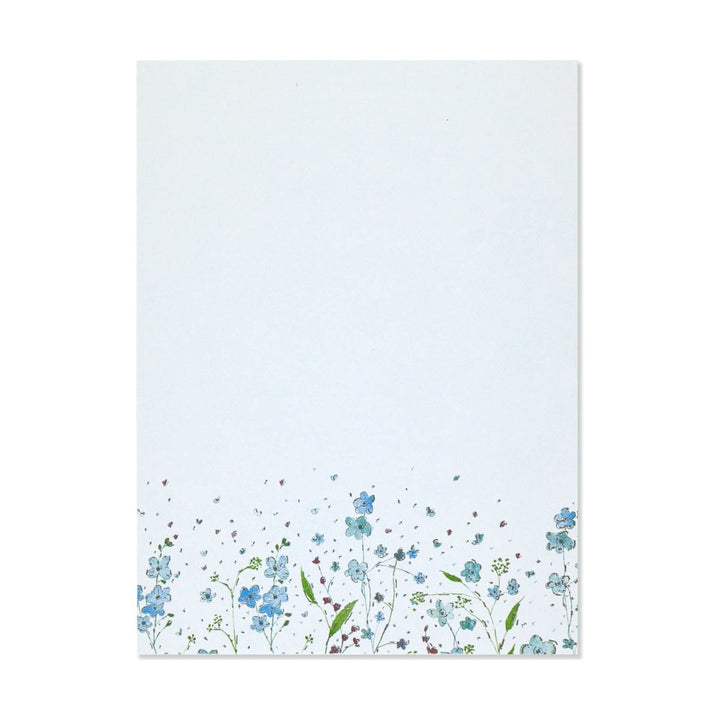 Boxed Stationery - Blue Flowers
