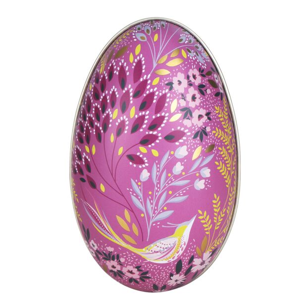 Easter Tin - Sara Miller Egg Shaped Tin - Medium