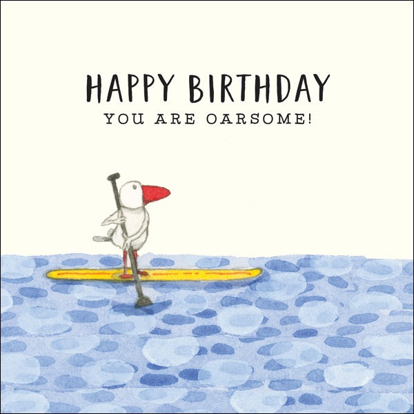 Twigseeds Card - Oarsome Birthday