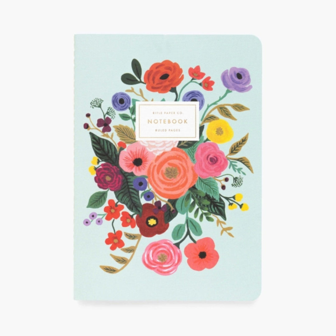 Stitched Notebooks - Pack of 3 - Garden Party