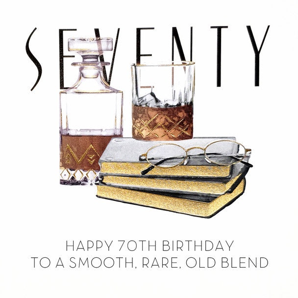 It's Your Day Card - 70th Smooth Rare Old Blend