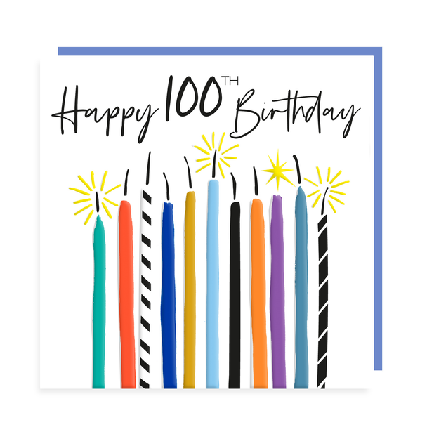 Fiori Rosa Card - Happy 100th Birthday