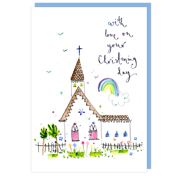 Louise Mulgrew Card - CH - Christening Day