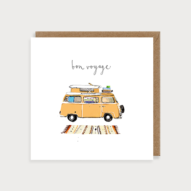 Louise Mulgrew Card - Bon Voyage