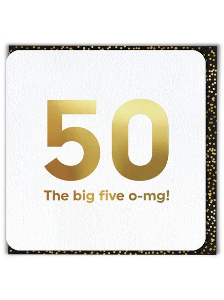 Card - 50 The Big Five O-mg