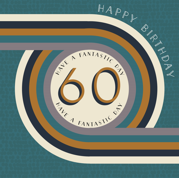 Glow Card - 60th Birthday