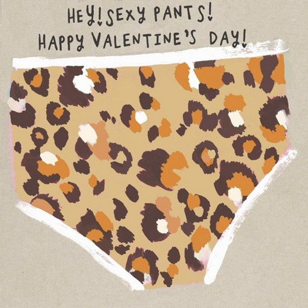 Sooshichacha Card - Valentine's Sexy Pants