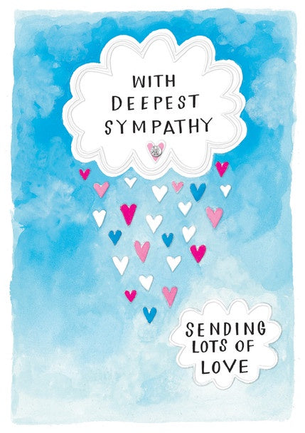 Blue Skies Card - Deepest Sympathy
