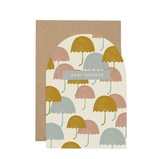 Baby Shower Card - Umbrella's