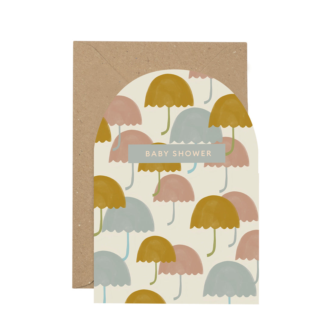 Baby Shower Card - Umbrella's