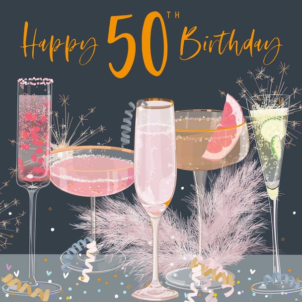 Elle Card - 50th Cocktails