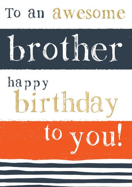 Card - HB Awesome Brother