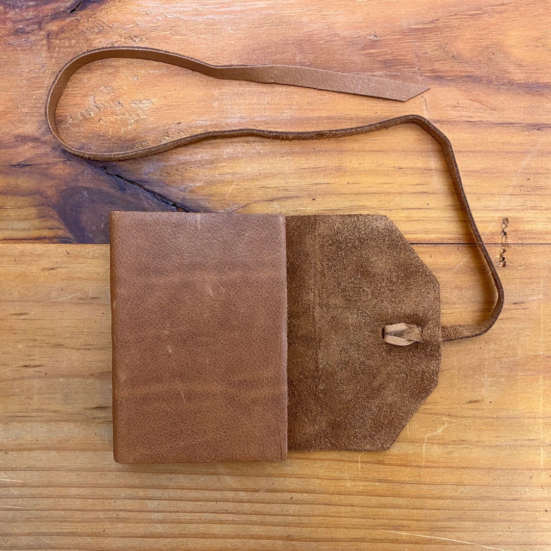 Tuscany Refillable Leather Journal - Tan Small