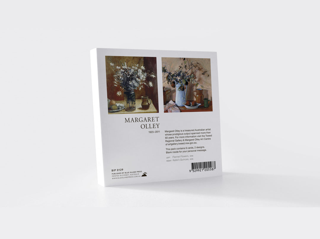 BIP Card and Envelope Pack - Margaret Olley Flannel Flowers