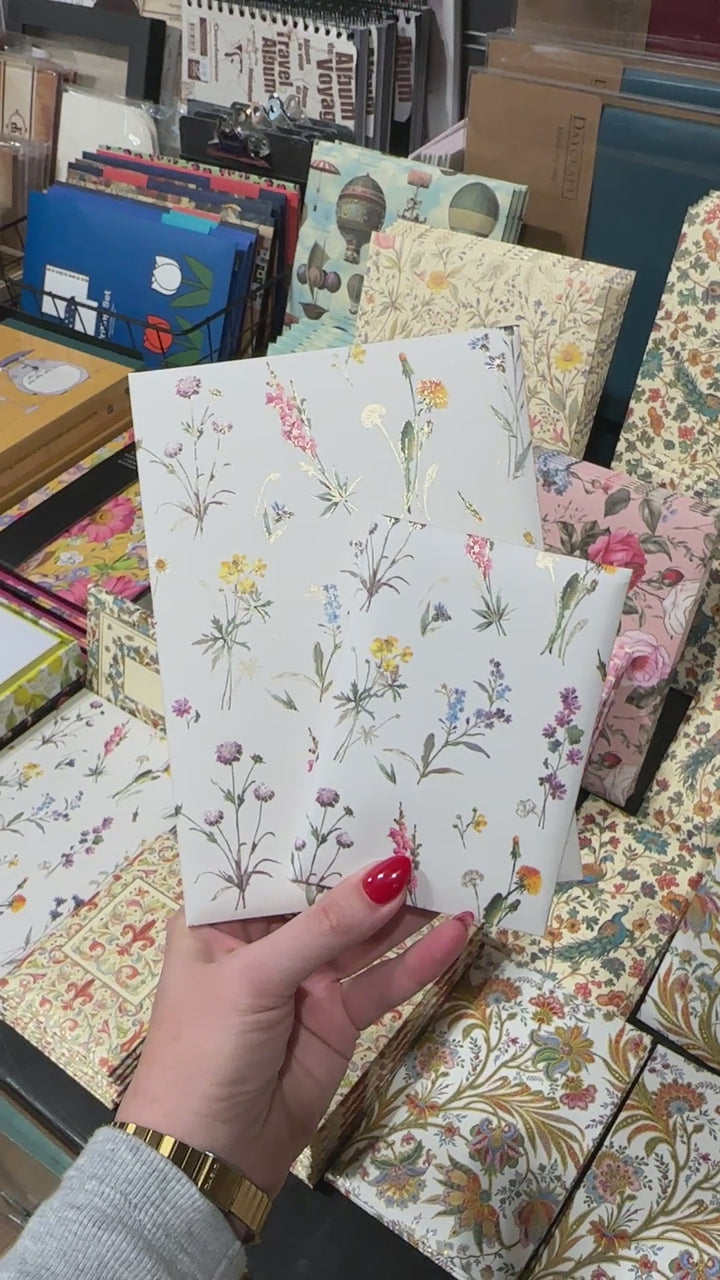 Kartos Small Writing Set with Envelopes - Wild Flowers