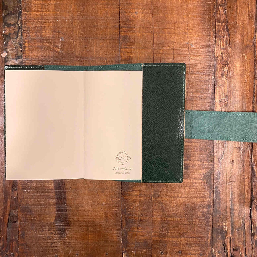 Roma Leather Journal - 12cm x 17cm - Green