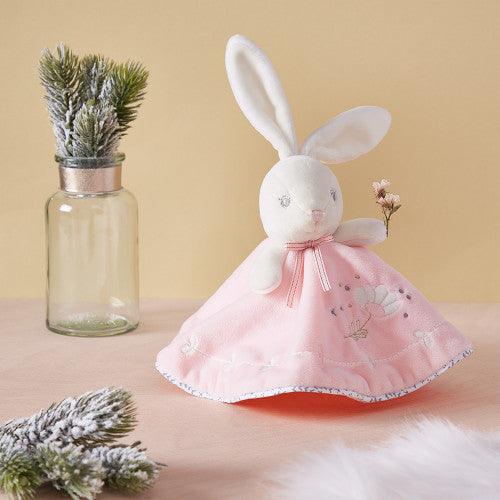Perle Round Doudou Rabbit - Pink