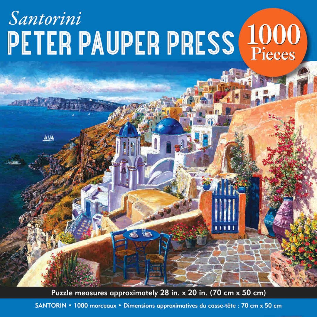 1000 Piece Puzzle - Santorini