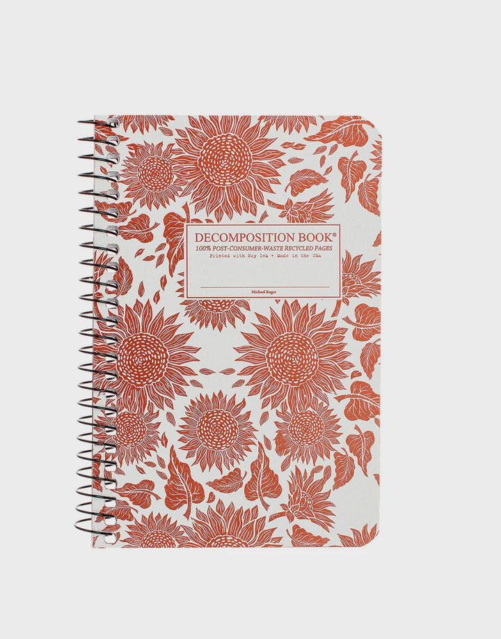 Pocket Spiral Notebook - Sunflowers