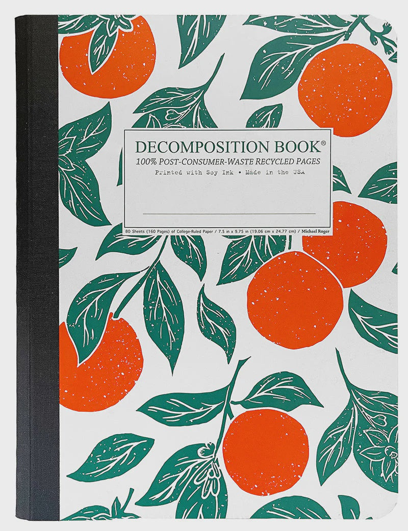 Large Notebook - Oranges