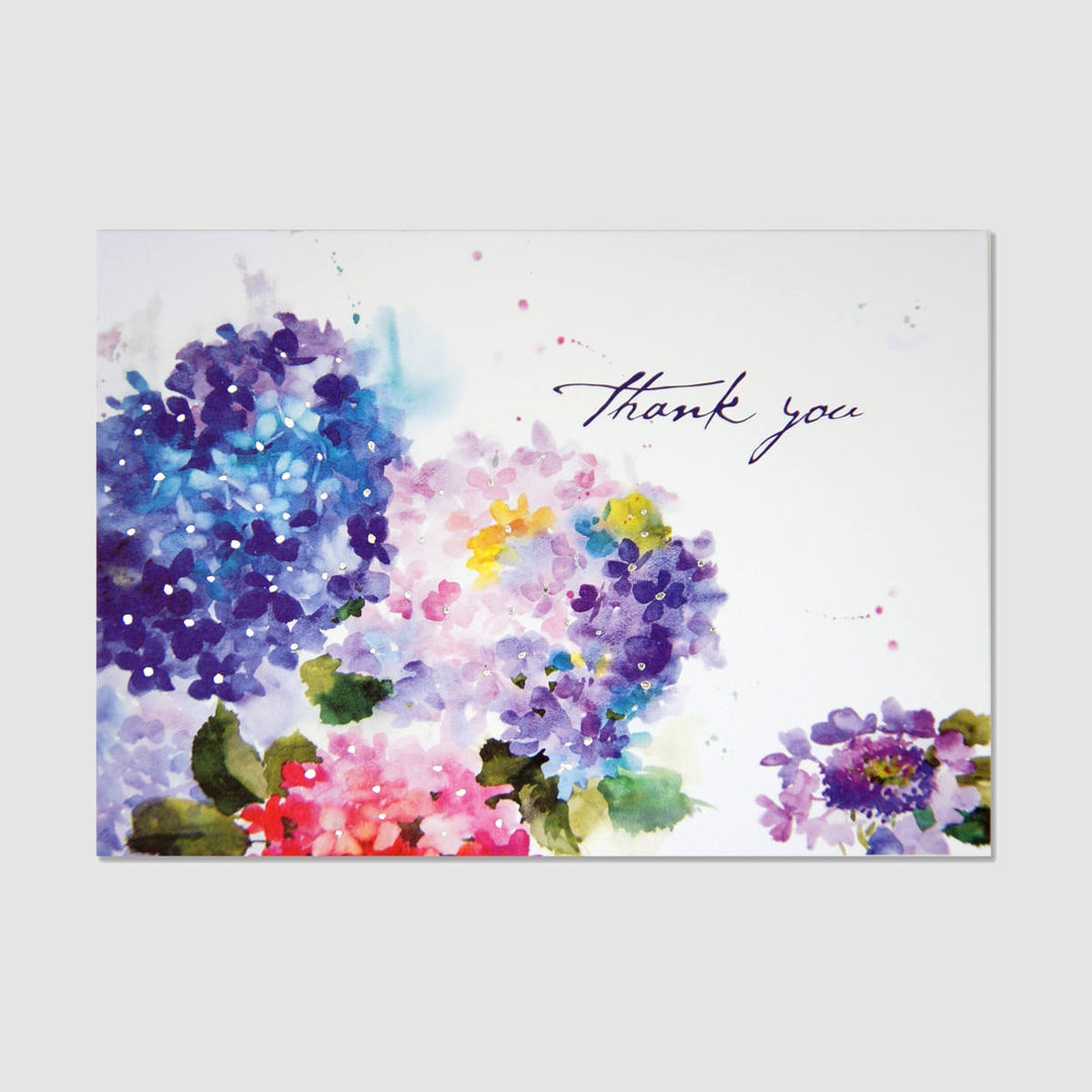 Peter Pauper Press Boxed Thank You Note Cards - Hydrangeas
