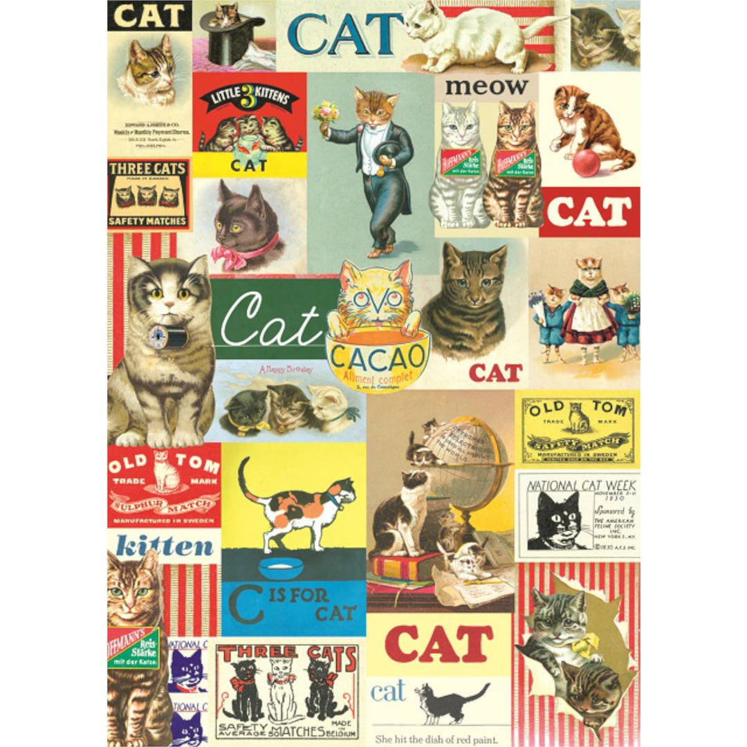 Vintage Cats Poster