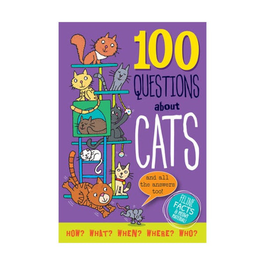 100 Questions About - Cats - Children's Book