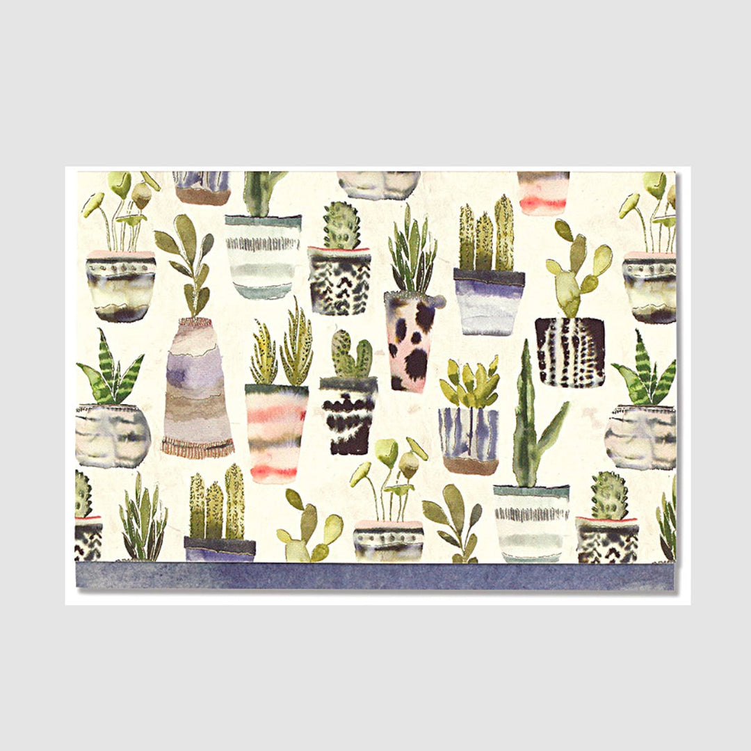 Boxed Everyday Note Cards - Watercolor Succulents