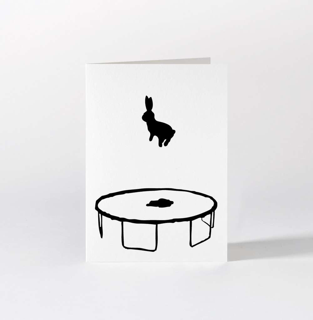 HamMade Card - Bouncing Rabbit