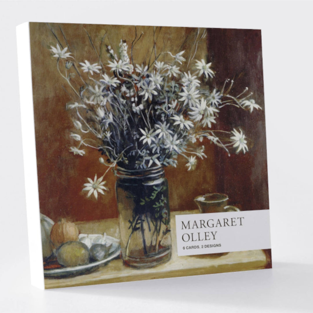 BIP Card and Envelope Pack - Margaret Olley Flannel Flowers