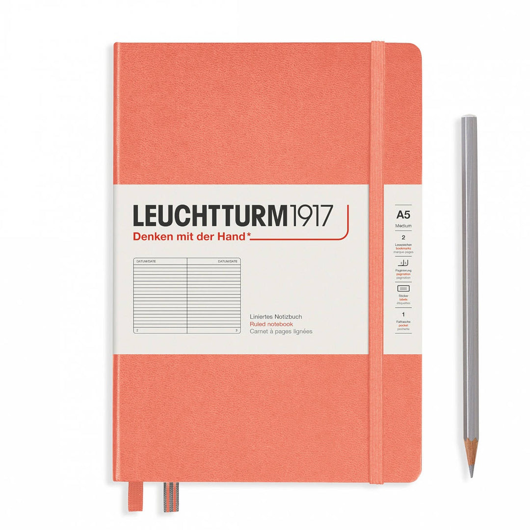 Leuchtturm Hardcover A5 Notebook - Bellini, Lined