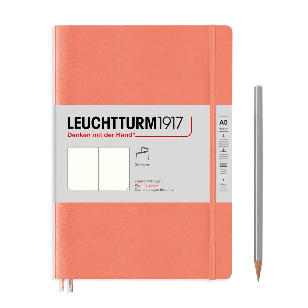 Leuchtturm Softcover Notebook - Bellini, Blank, A5