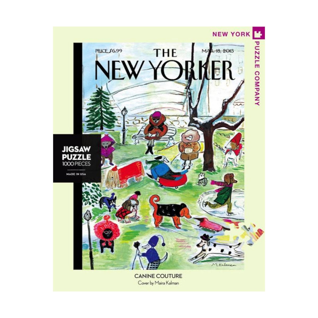 New Yorker 1000 Piece Puzzle - Canine Couture