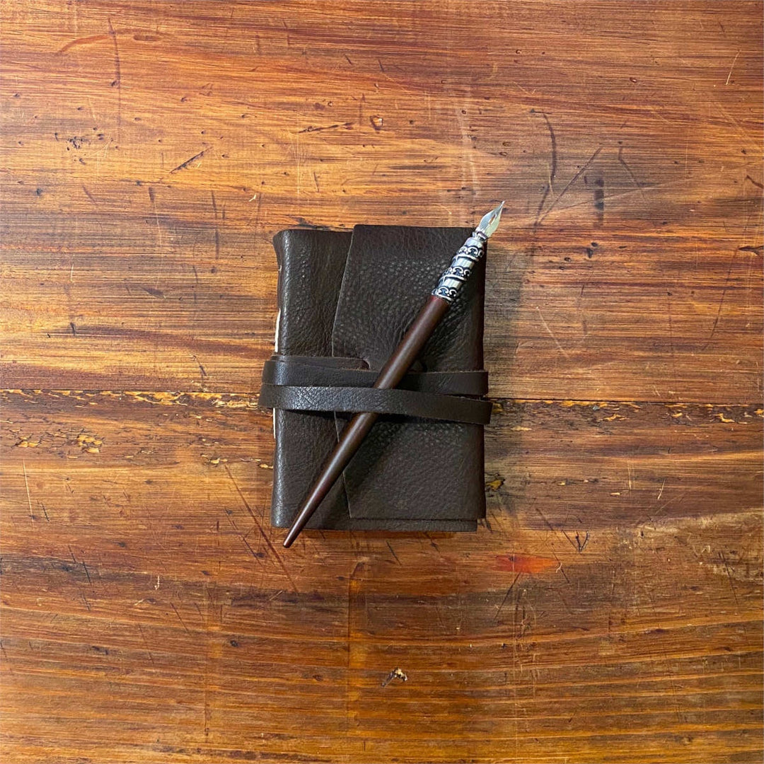 Medioevo Leather Journal - Chocolate Small